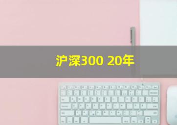 沪深300 20年